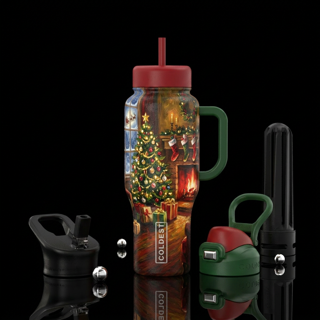 Holiday Cheer water bottle design