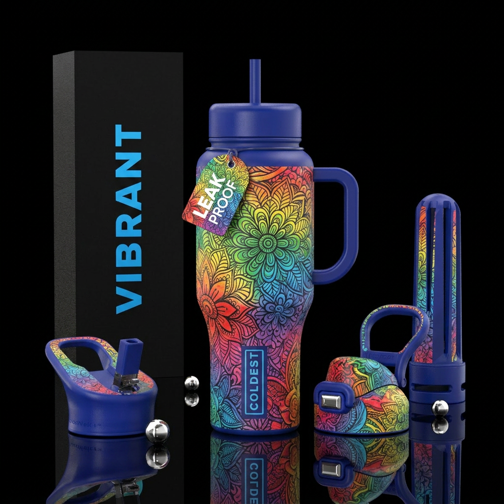 Tangle me water bottle design