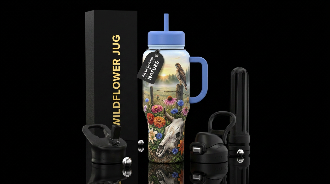 Dawn watcher water bottle design