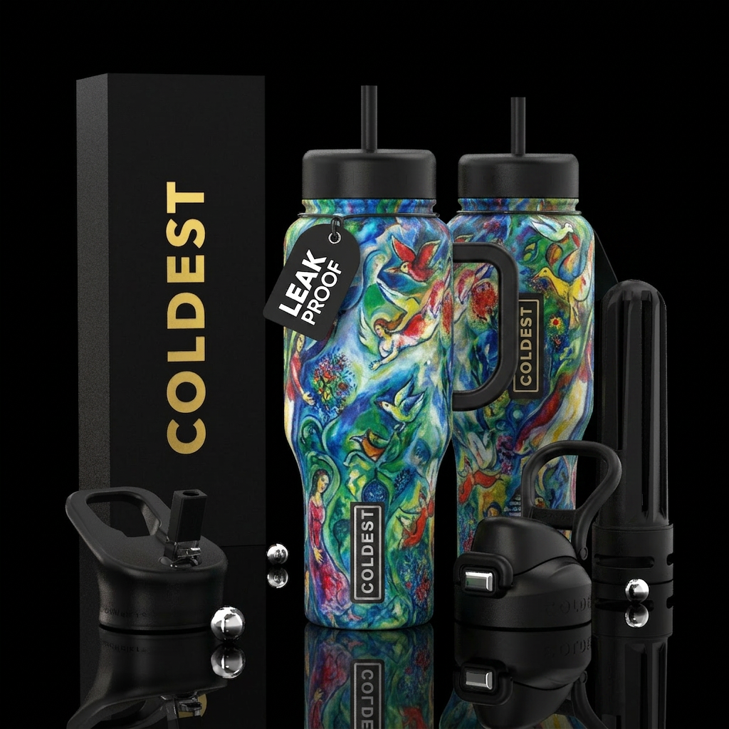 Chagall II water bottle design