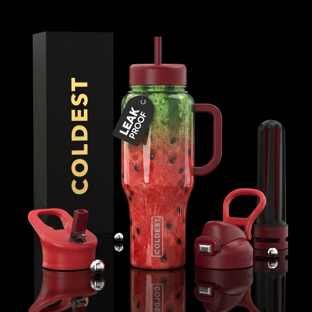 Watermelon water bottle design