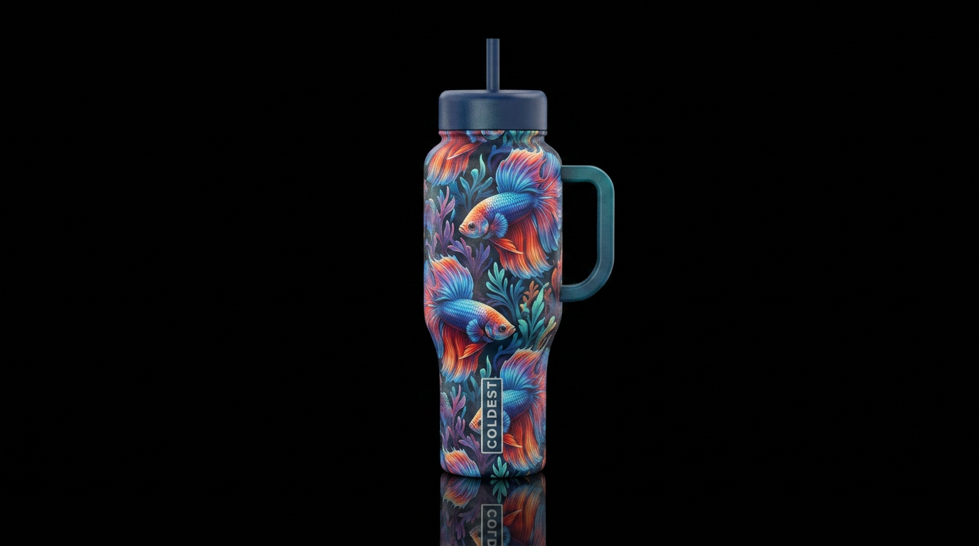 Betta fish water bottle design