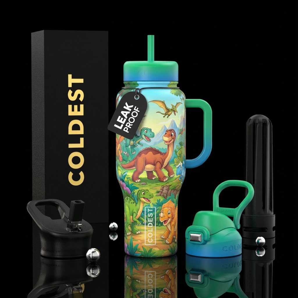 Land before time dinosaurs water bottle design