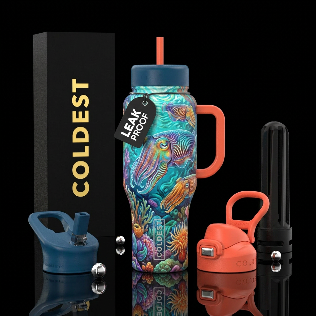 Cuddle fish water bottle design