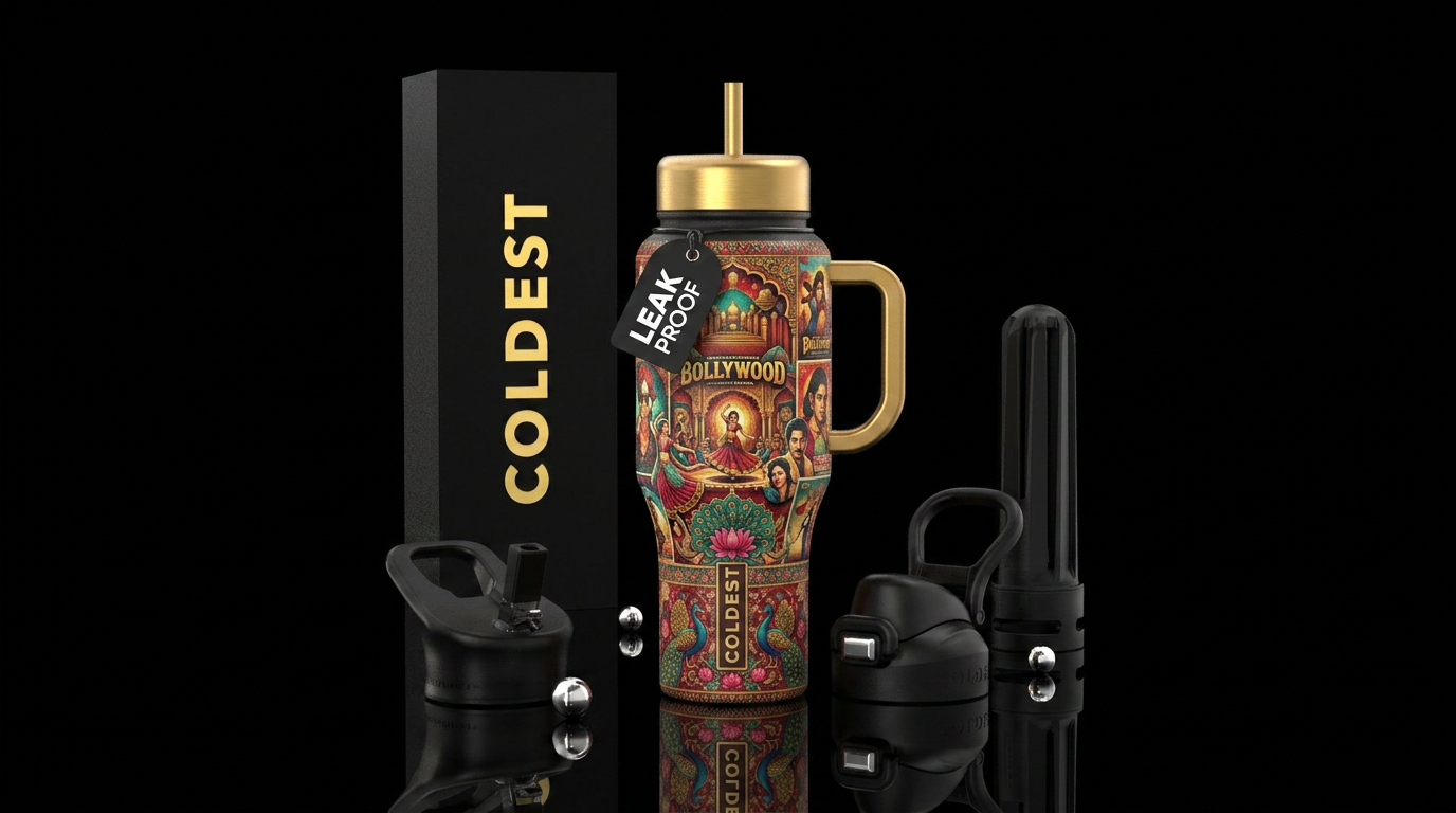 bollywood water bottle design