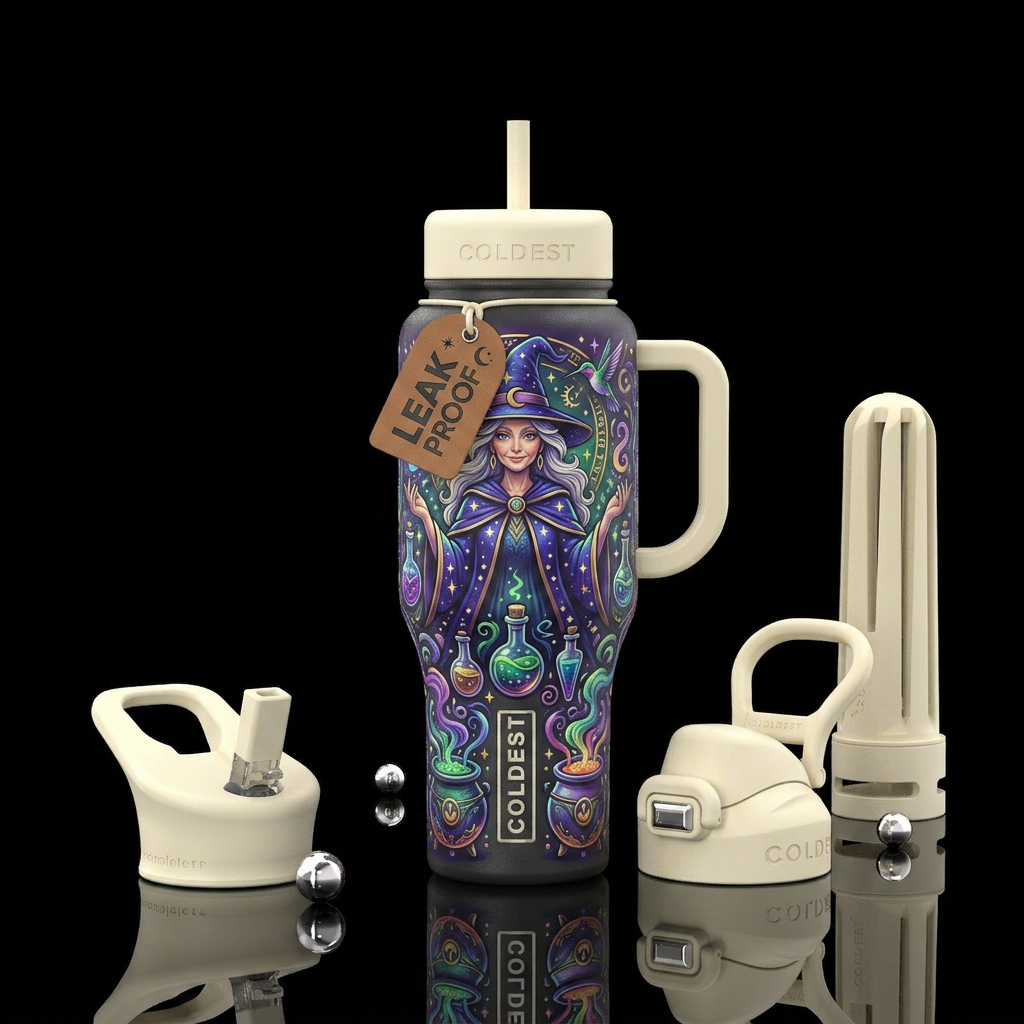 Good witch water bottle design