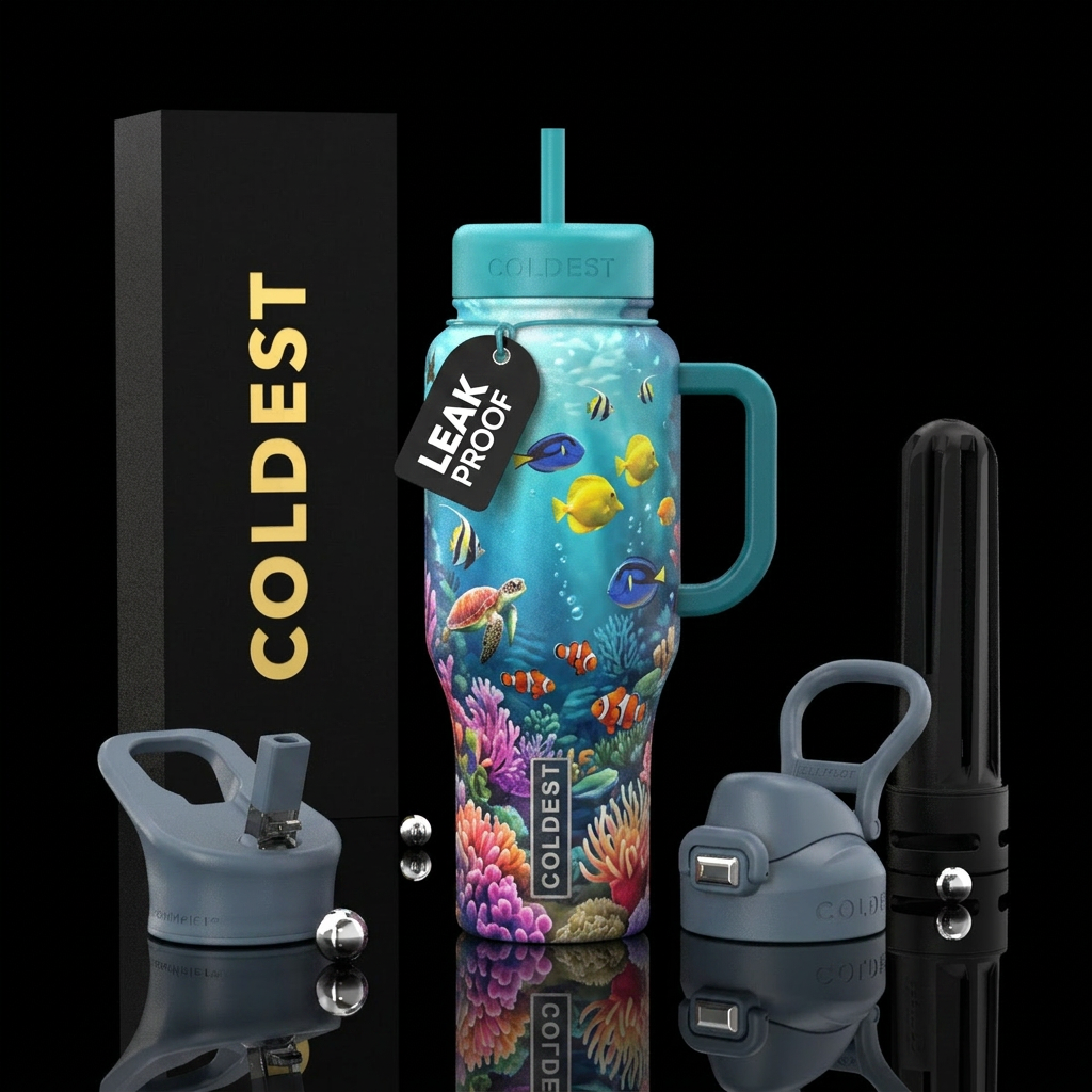 Under the sea water bottle design