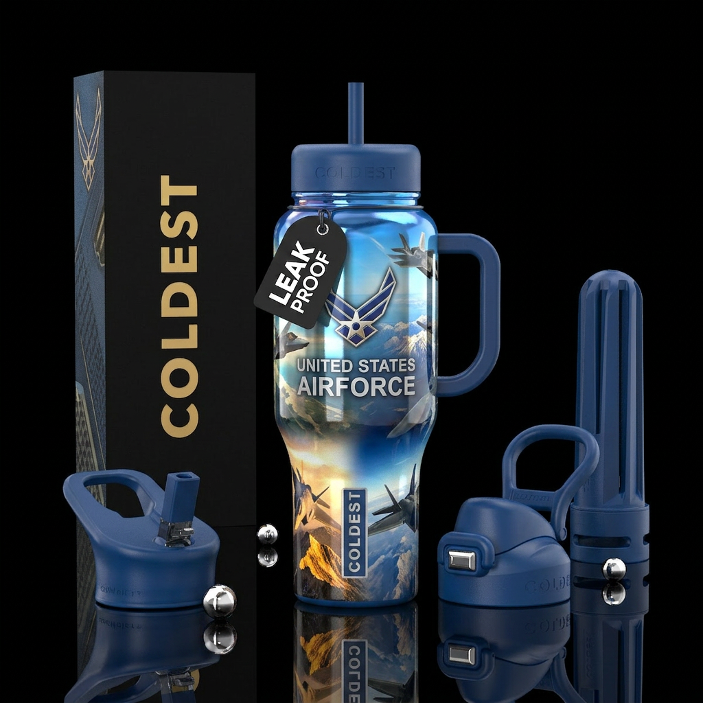 United States Airforce water bottle design