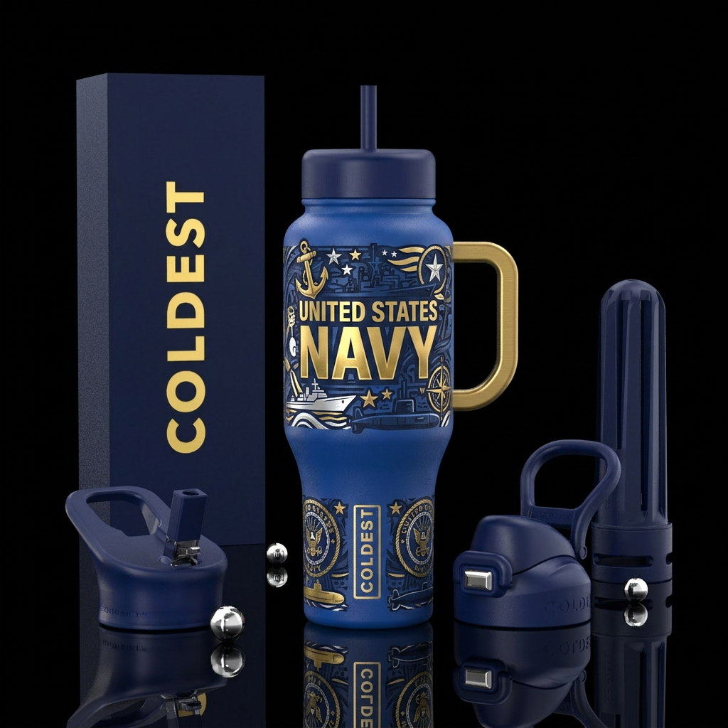 United States Navy water bottle design