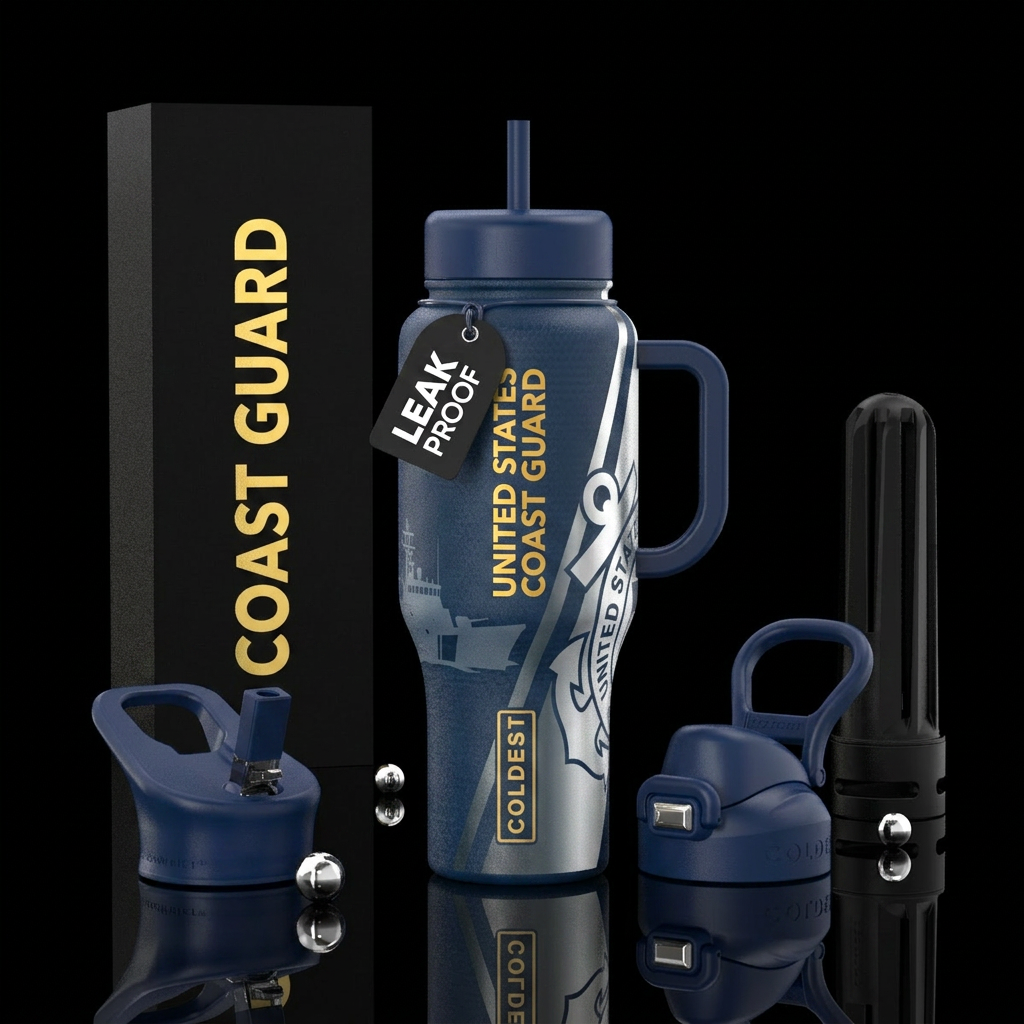 United States Coast Guard water bottle design