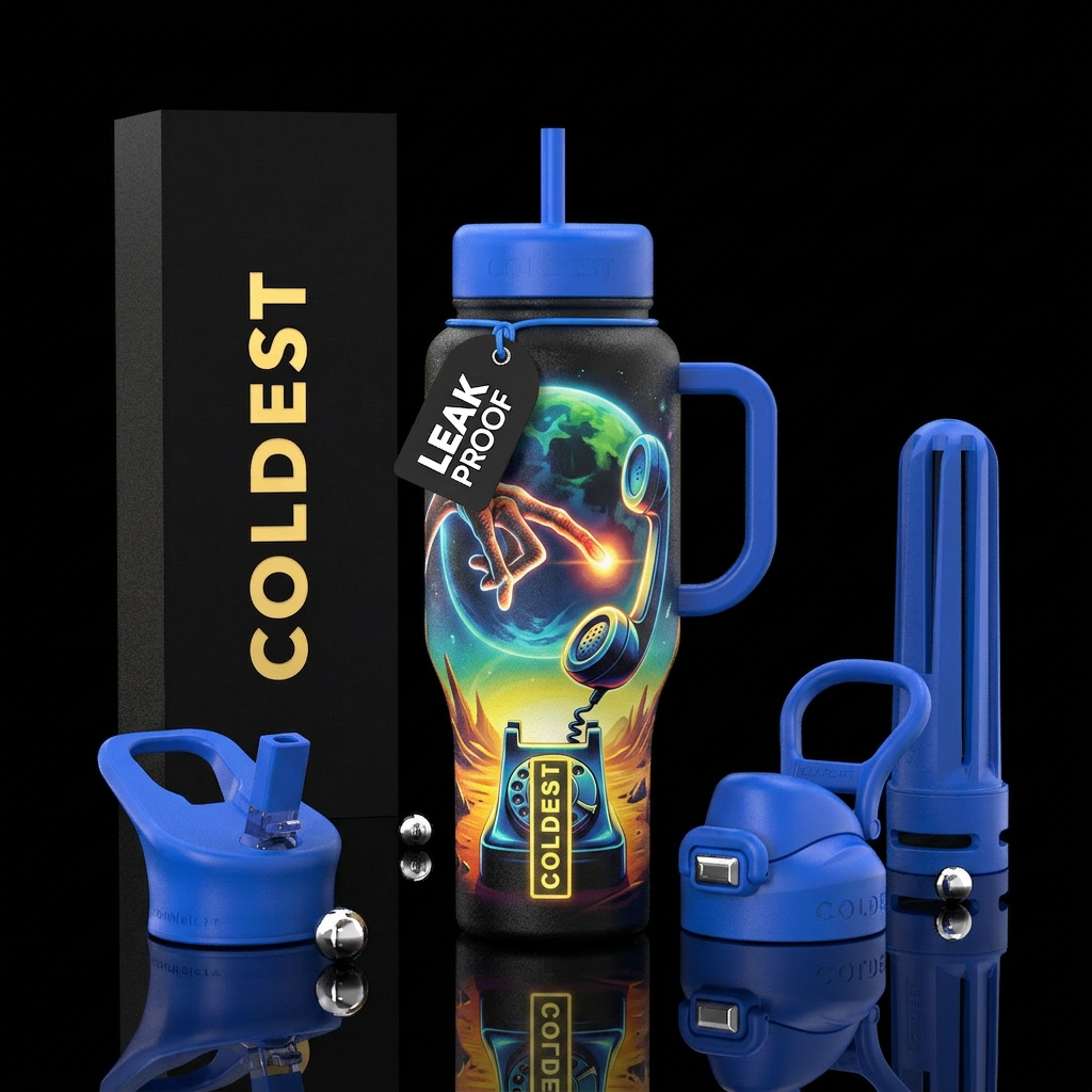 ET phone home water bottle design