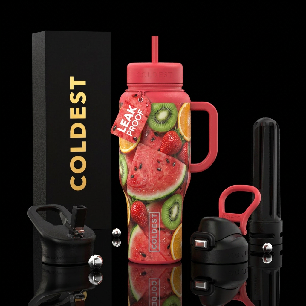 Juicy fruit water bottle design