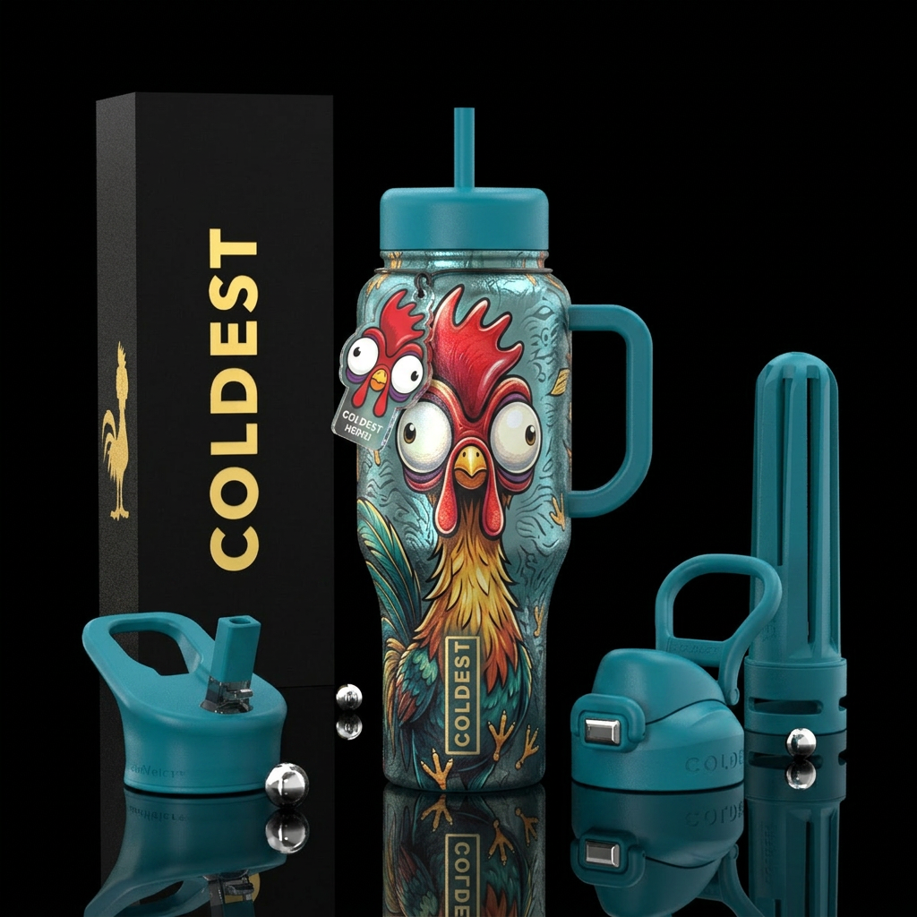 Hei hei water bottle design