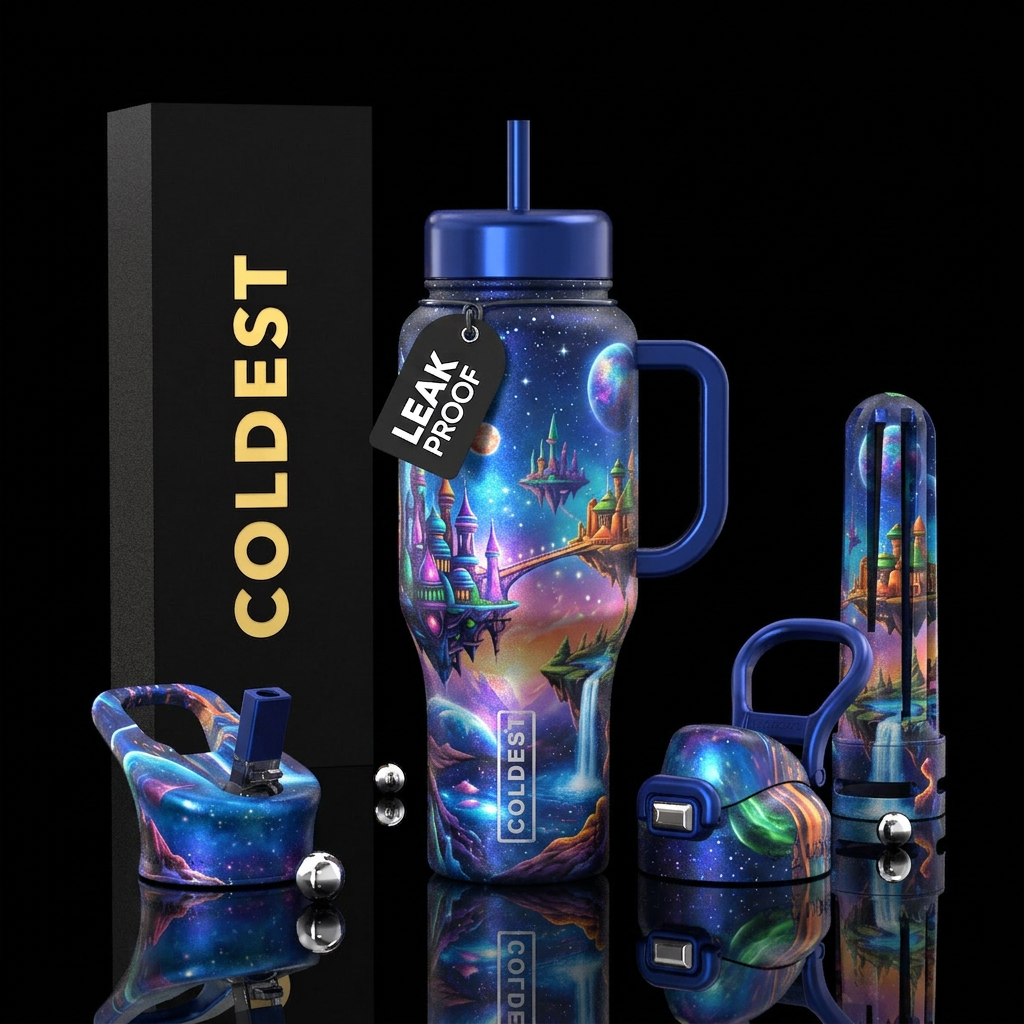 A whole new world water bottle design