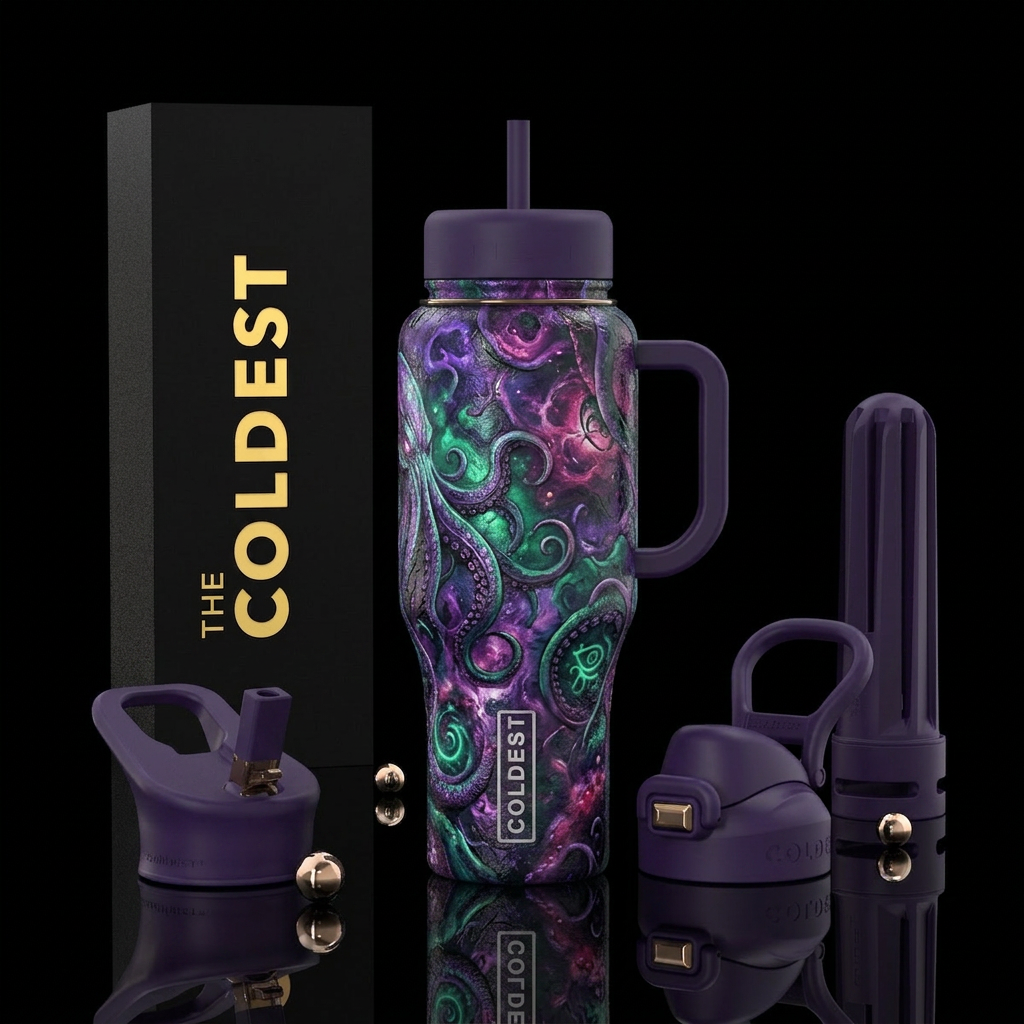 lovecraftian water bottle design