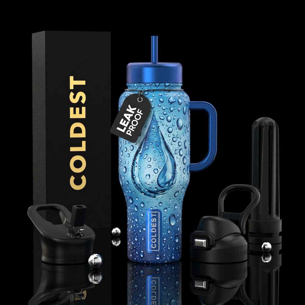 Water drop water bottle design