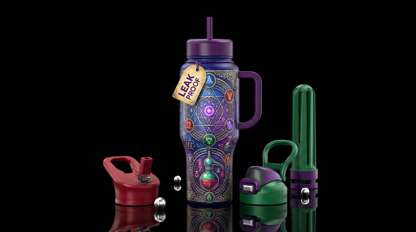 alchemy water bottle design