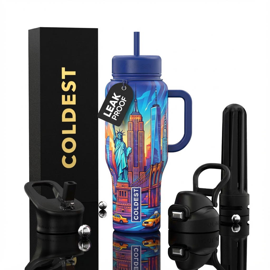 New York city water bottle design