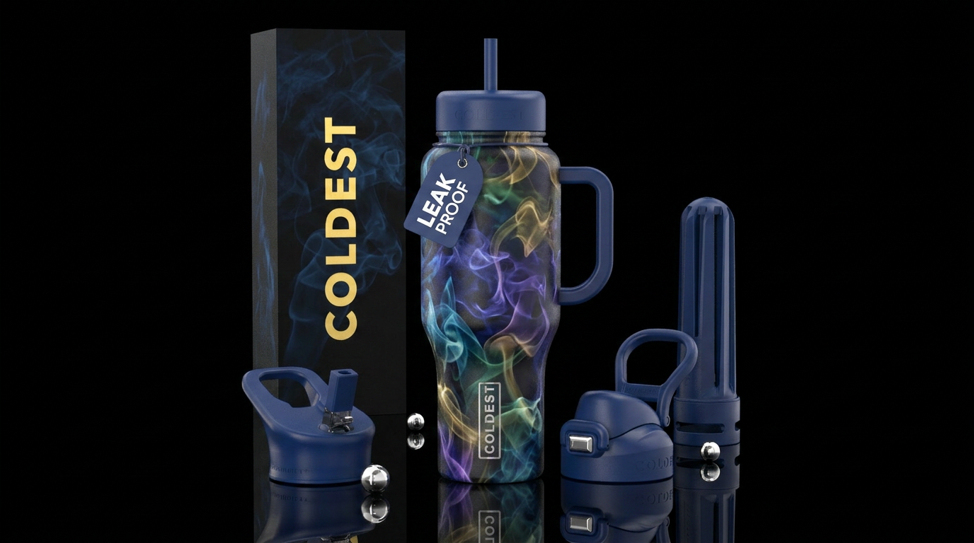 Hooka High smokey water bottle design
