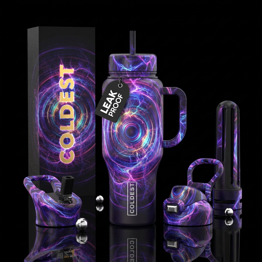 Electromagnetic pulse water bottle design