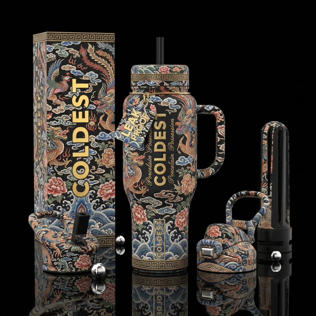 Porcelain Culture water bottle design