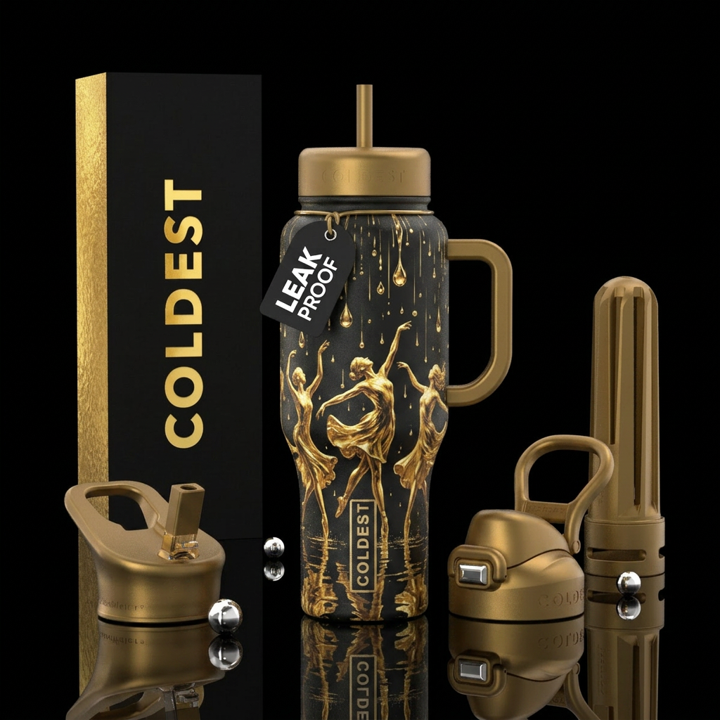 Raindrop Rythym water bottle design