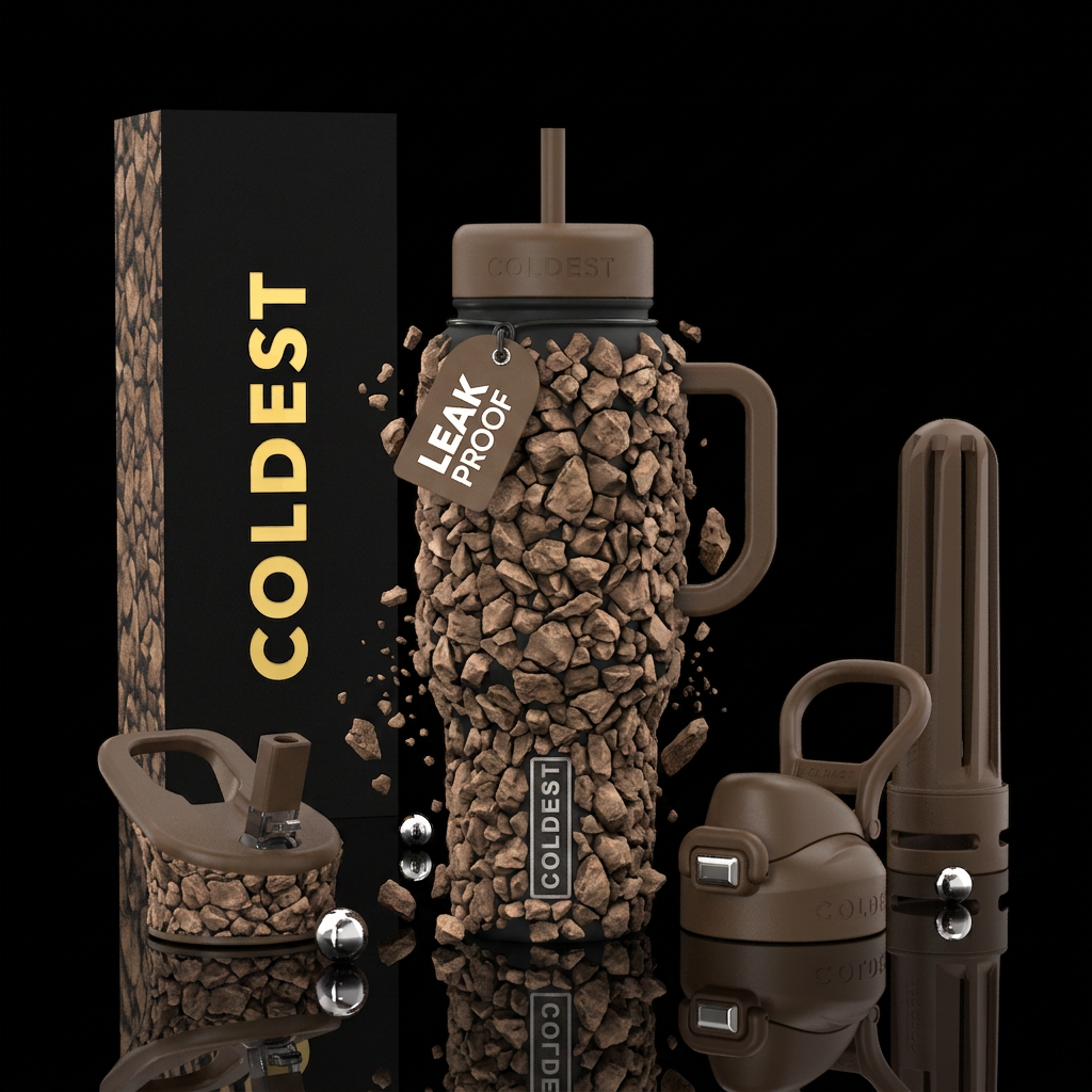 Landslide water bottle design