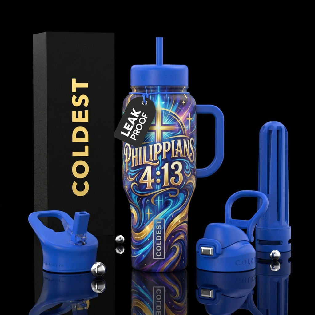 Phillipinans 4:13 water bottle design