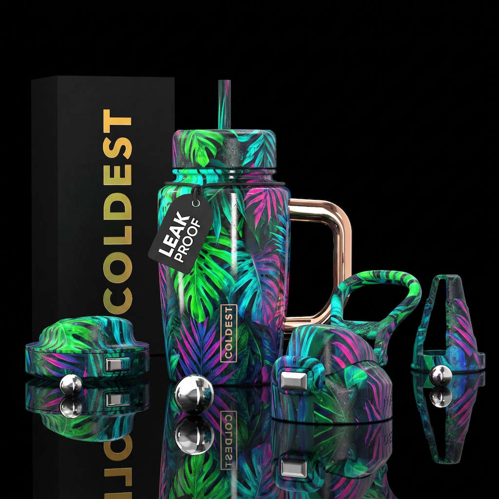 A Bottle Design, photorealistic, detailed, lifelik... water bottle design