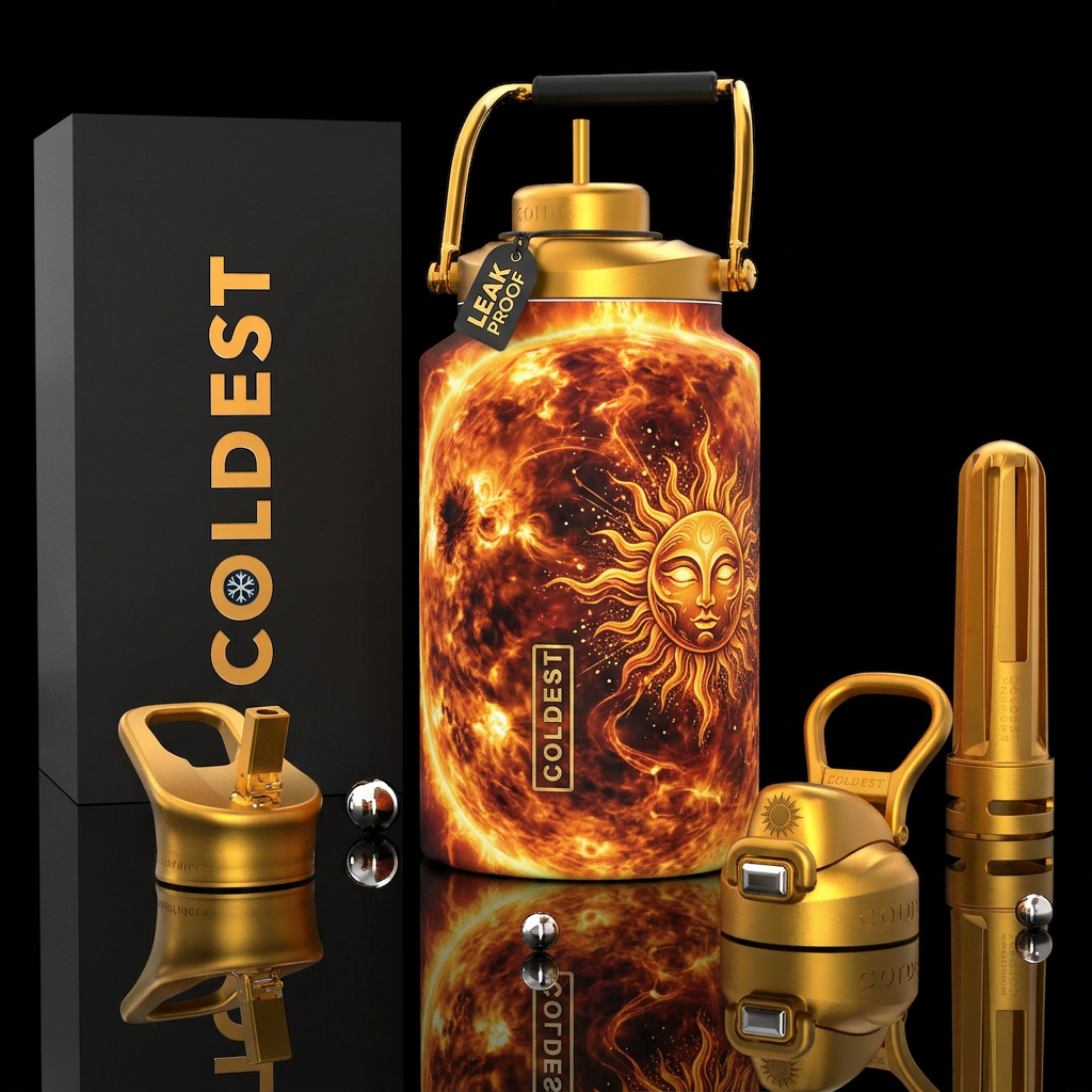 The inside of the sun water bottle design