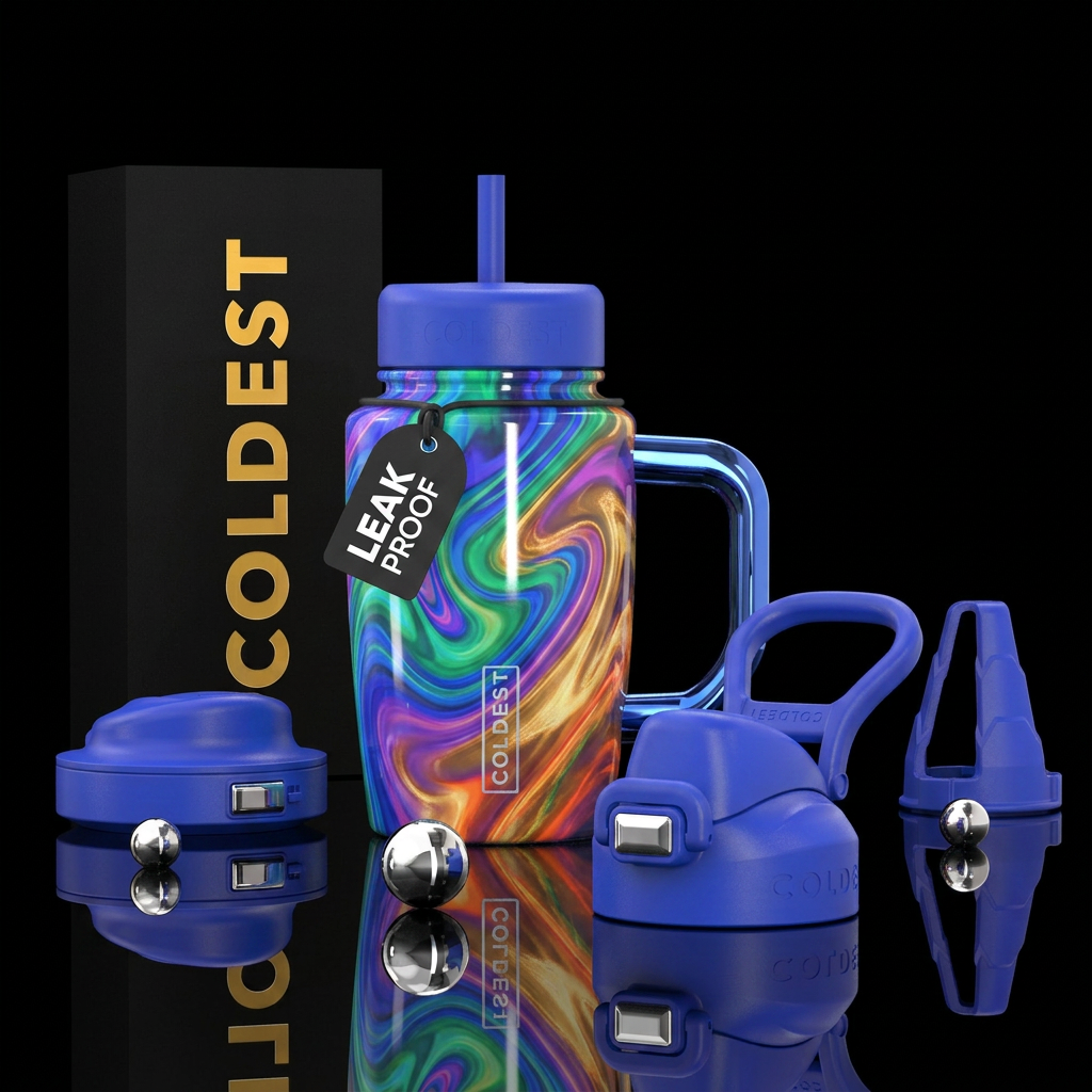 Inbued water bottle design