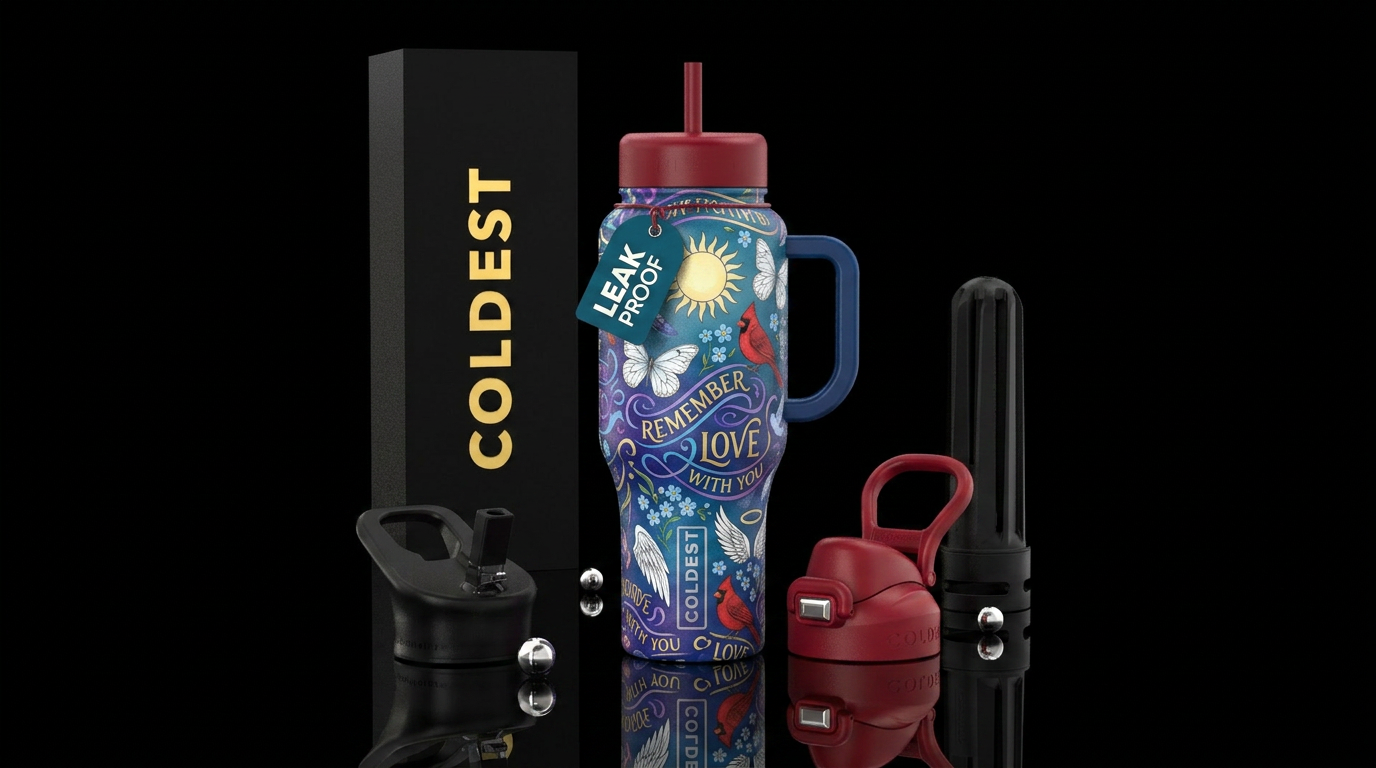 Signs from your loves ones water bottle design