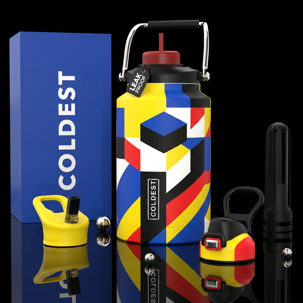 Blind Friendly Tumbler water bottle design