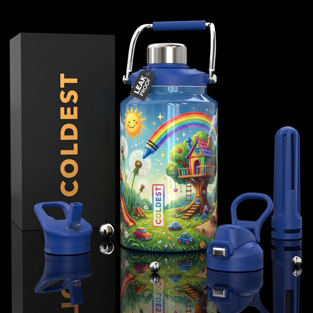 Through a Child’s eye water bottle design
