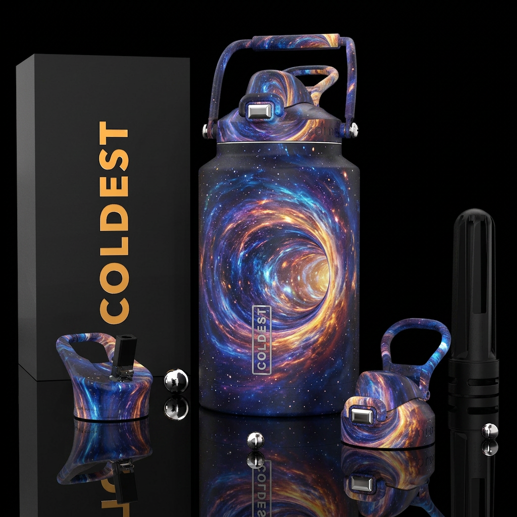Wormhole Space Edition water bottle design