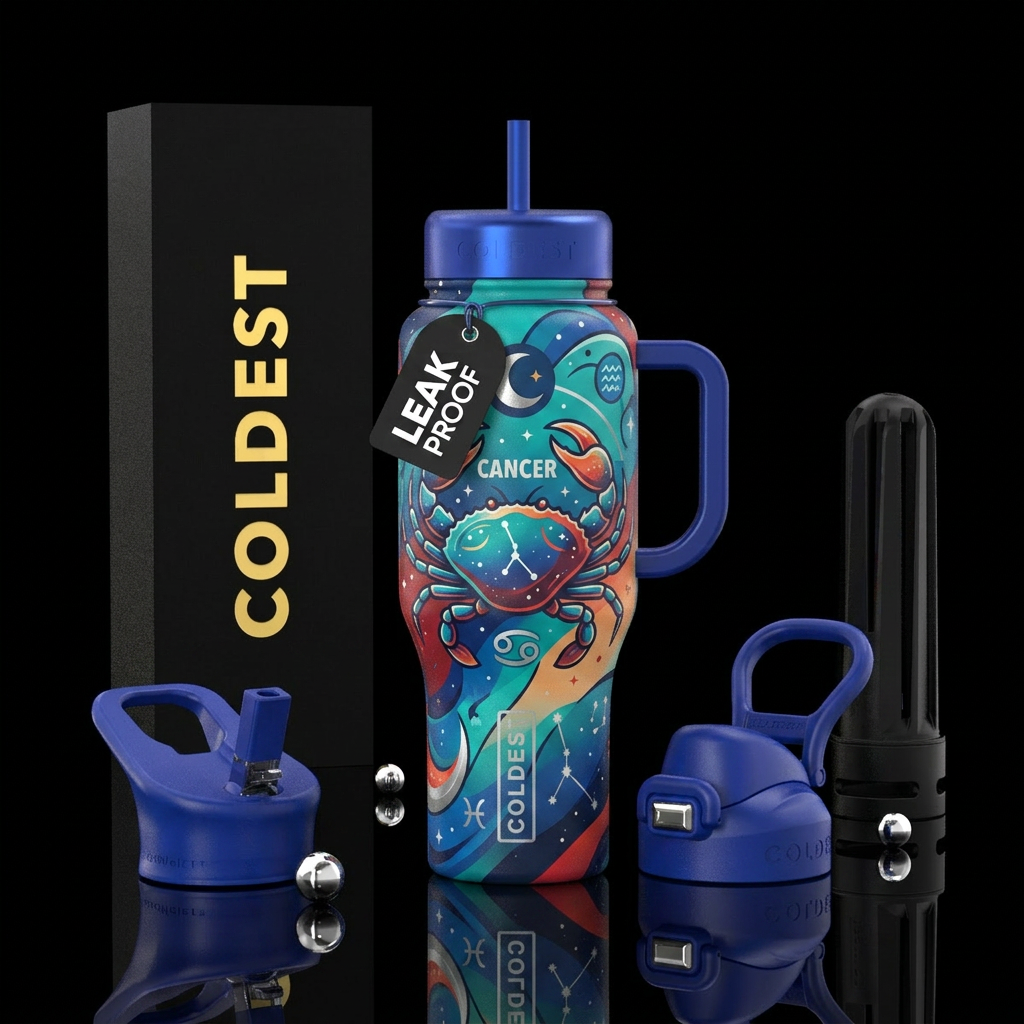 Cancer water bottle design