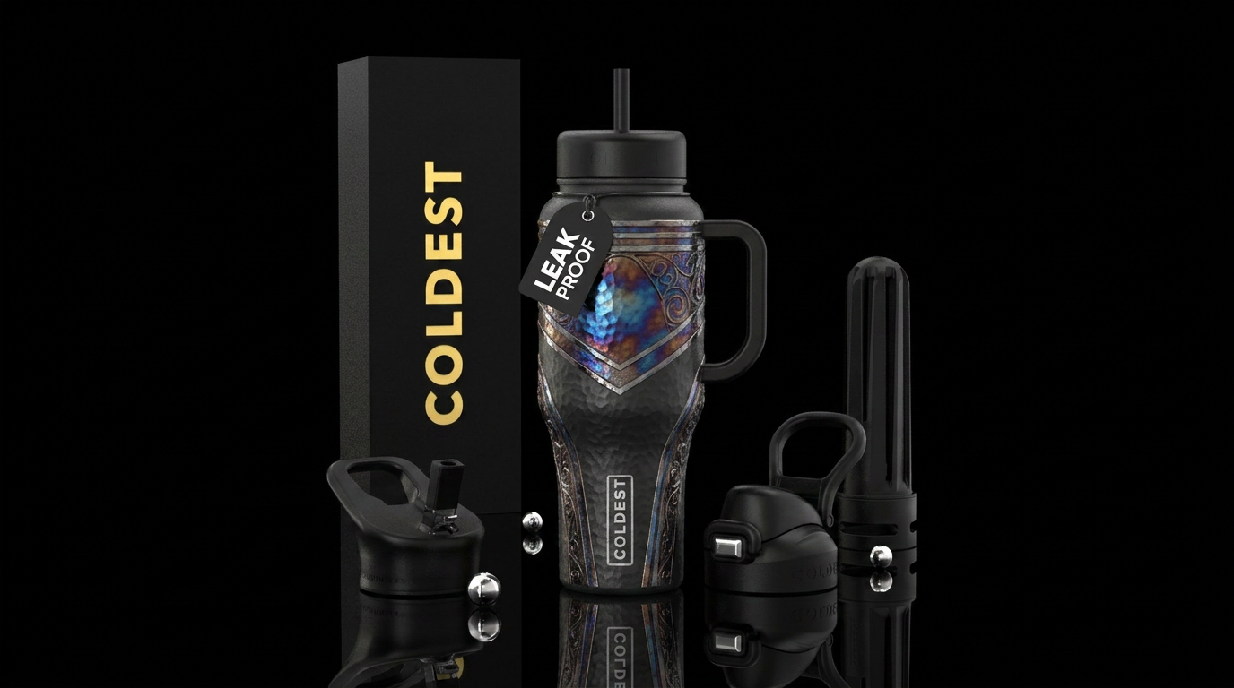 Blacksmiths masterpiece water bottle design
