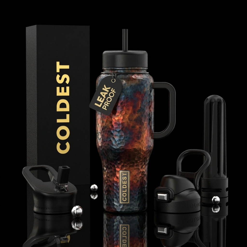 Blacksmiths masterpiece water bottle design
