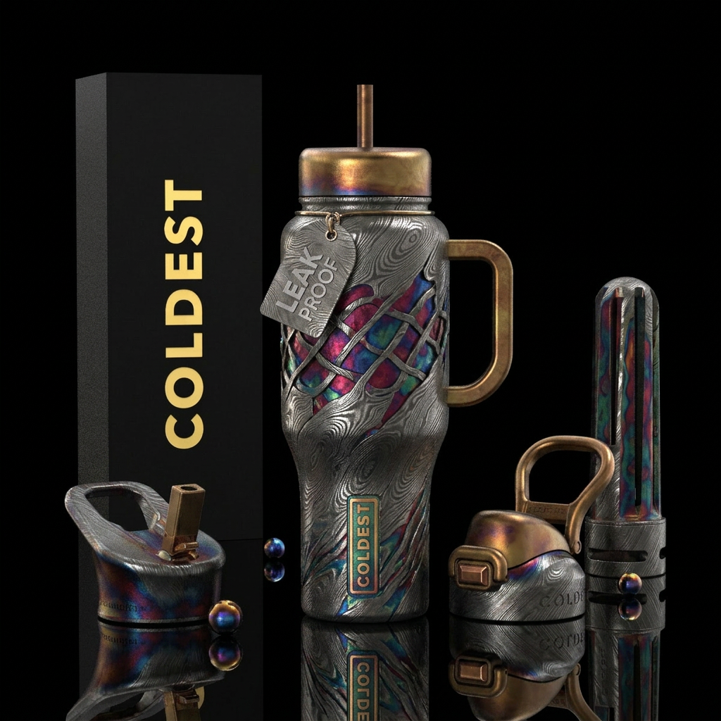 Blacksmiths masterpiece water bottle design