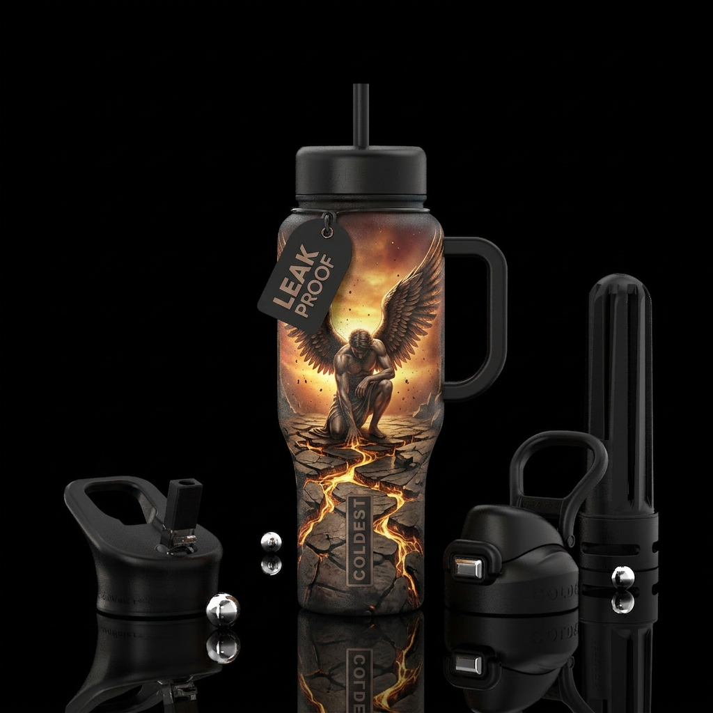 MY INNER ANGEL water bottle design