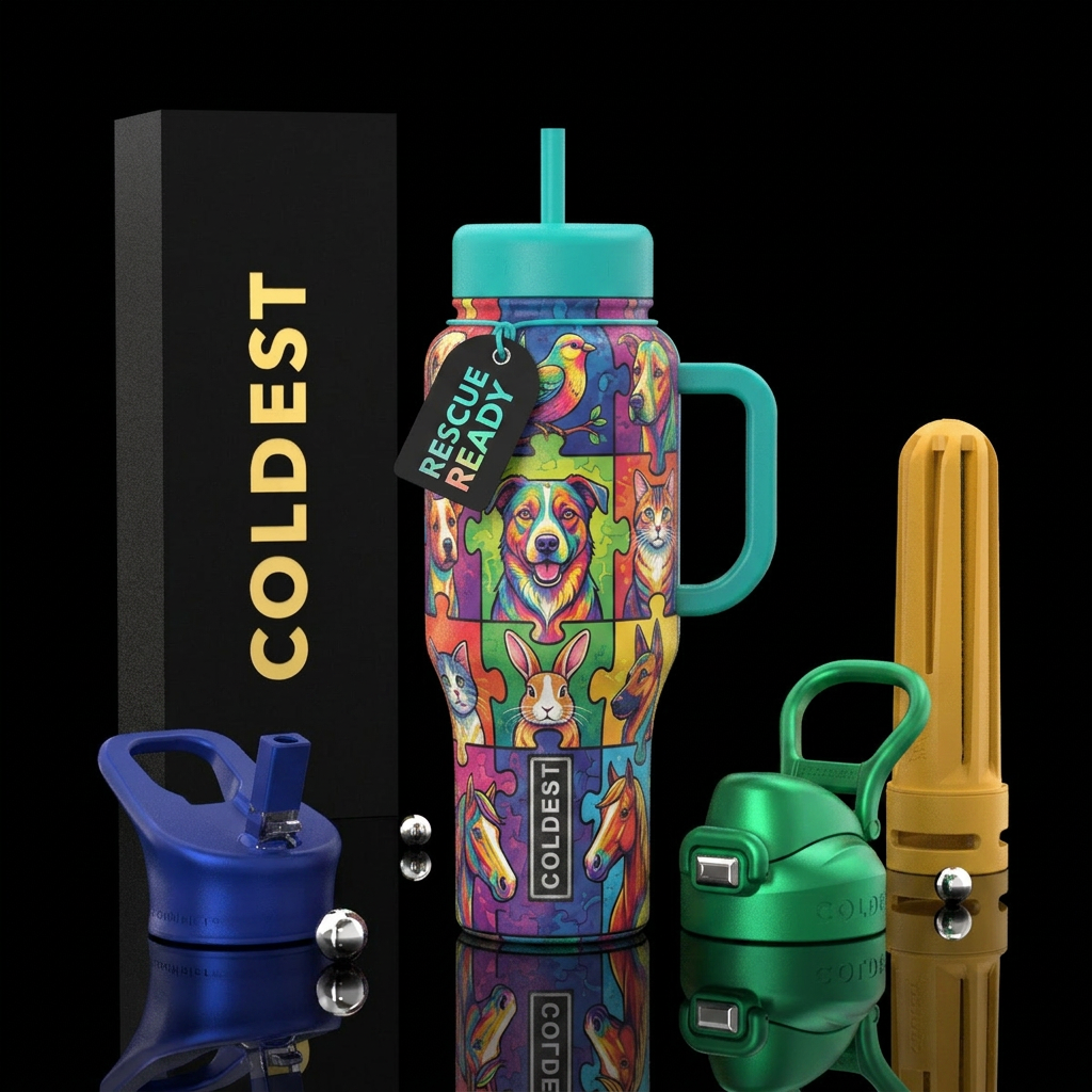 Piece of the Puzzle water bottle design