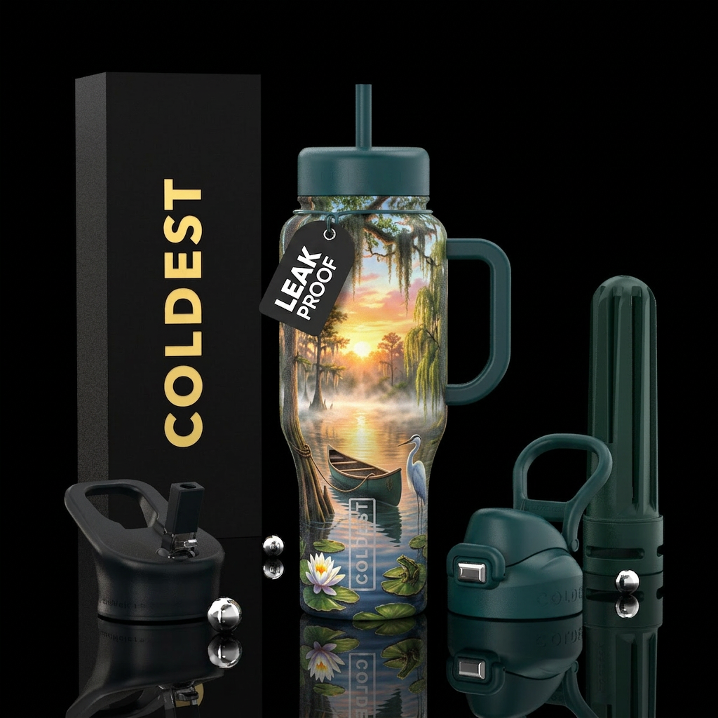 Lake Life water bottle design