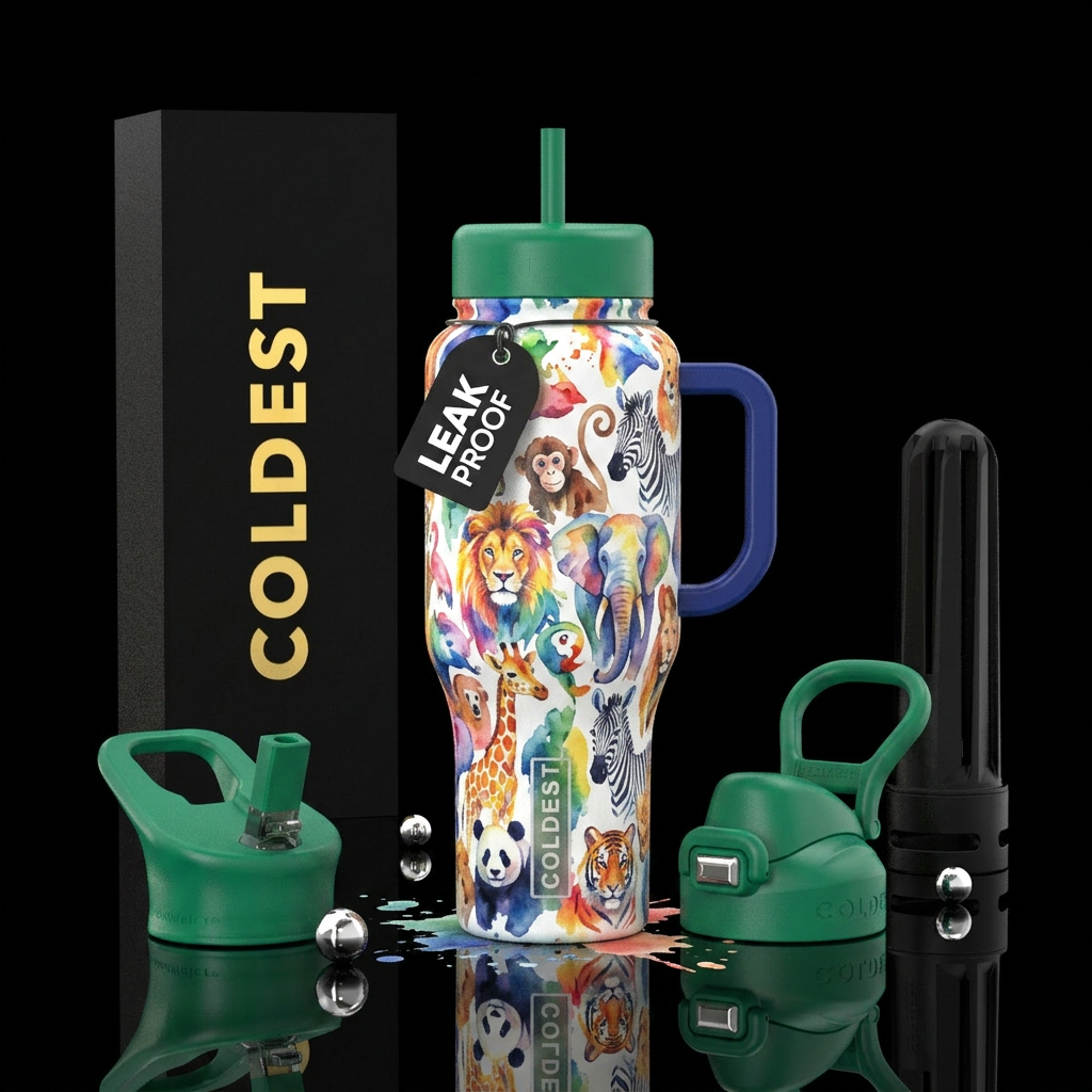 The Zoo Keeper water bottle design