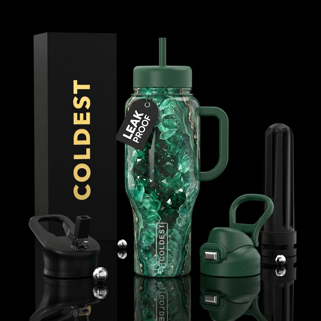 Emerald City water bottle design