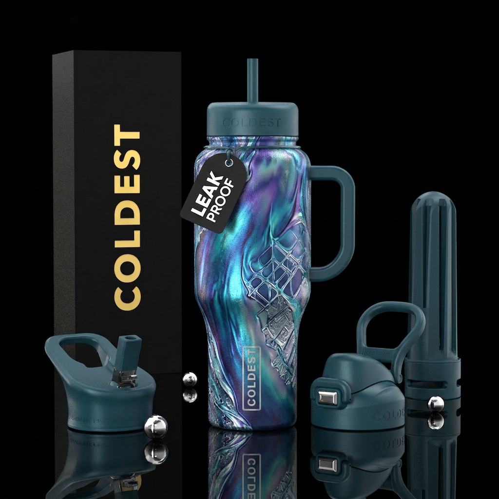 Transitioning water bottle design