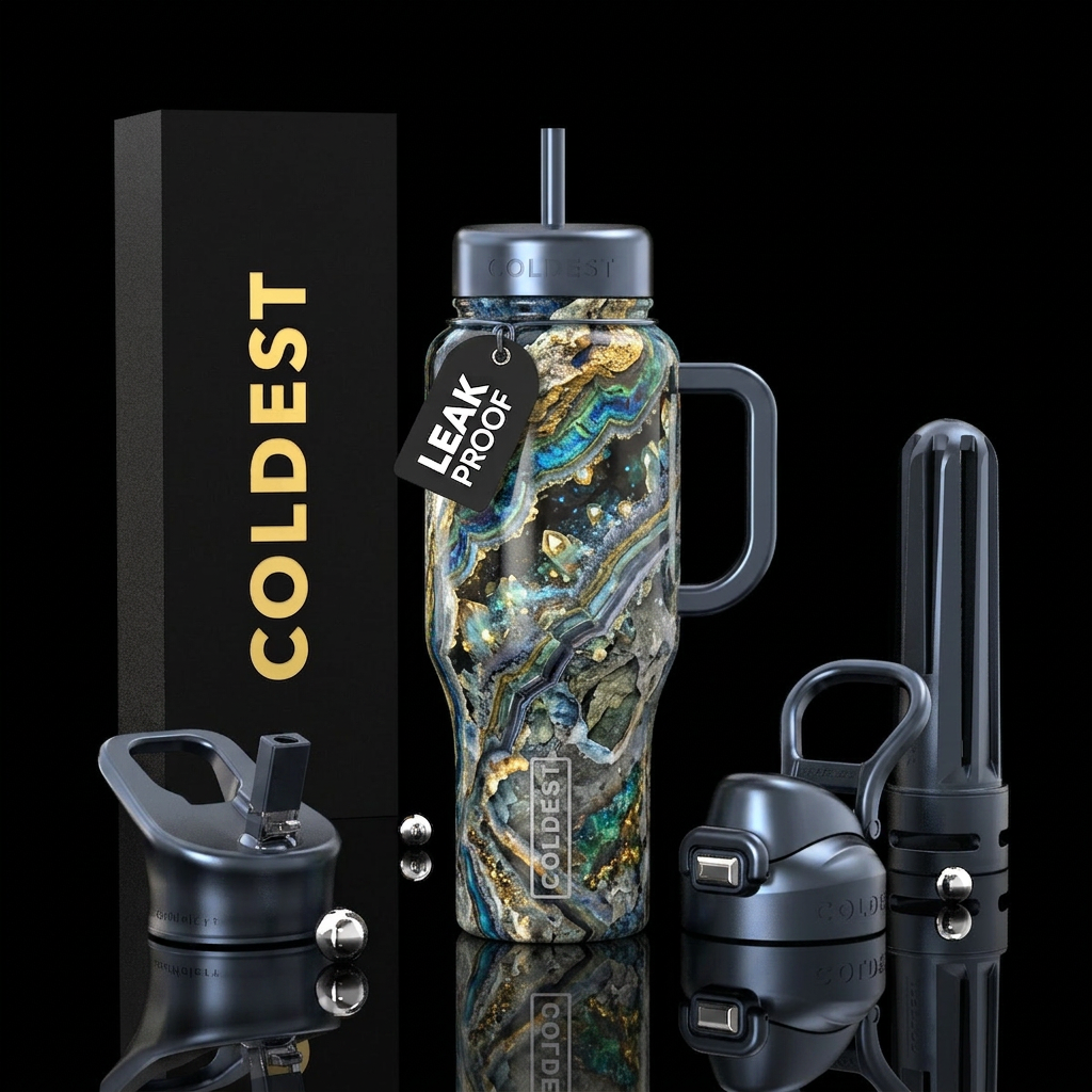 To the moon and back water bottle design