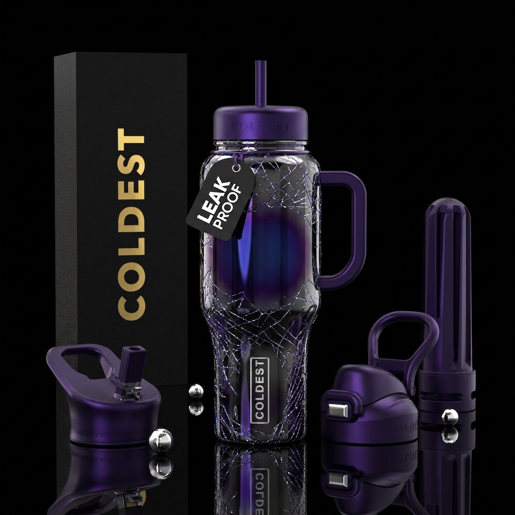 Broken Heart water bottle design