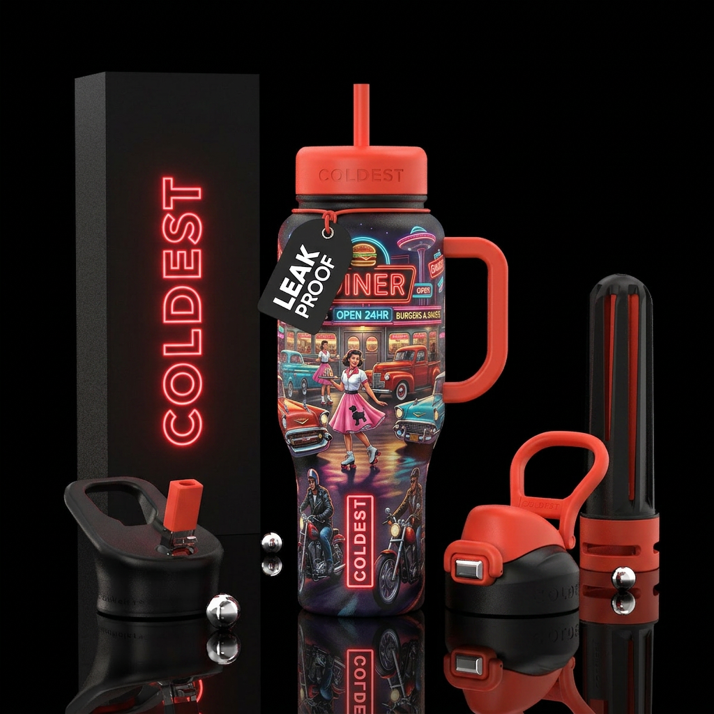 Summer Nights water bottle design
