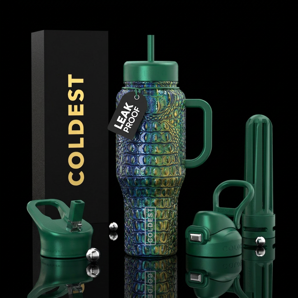 Mardi Gras water bottle design