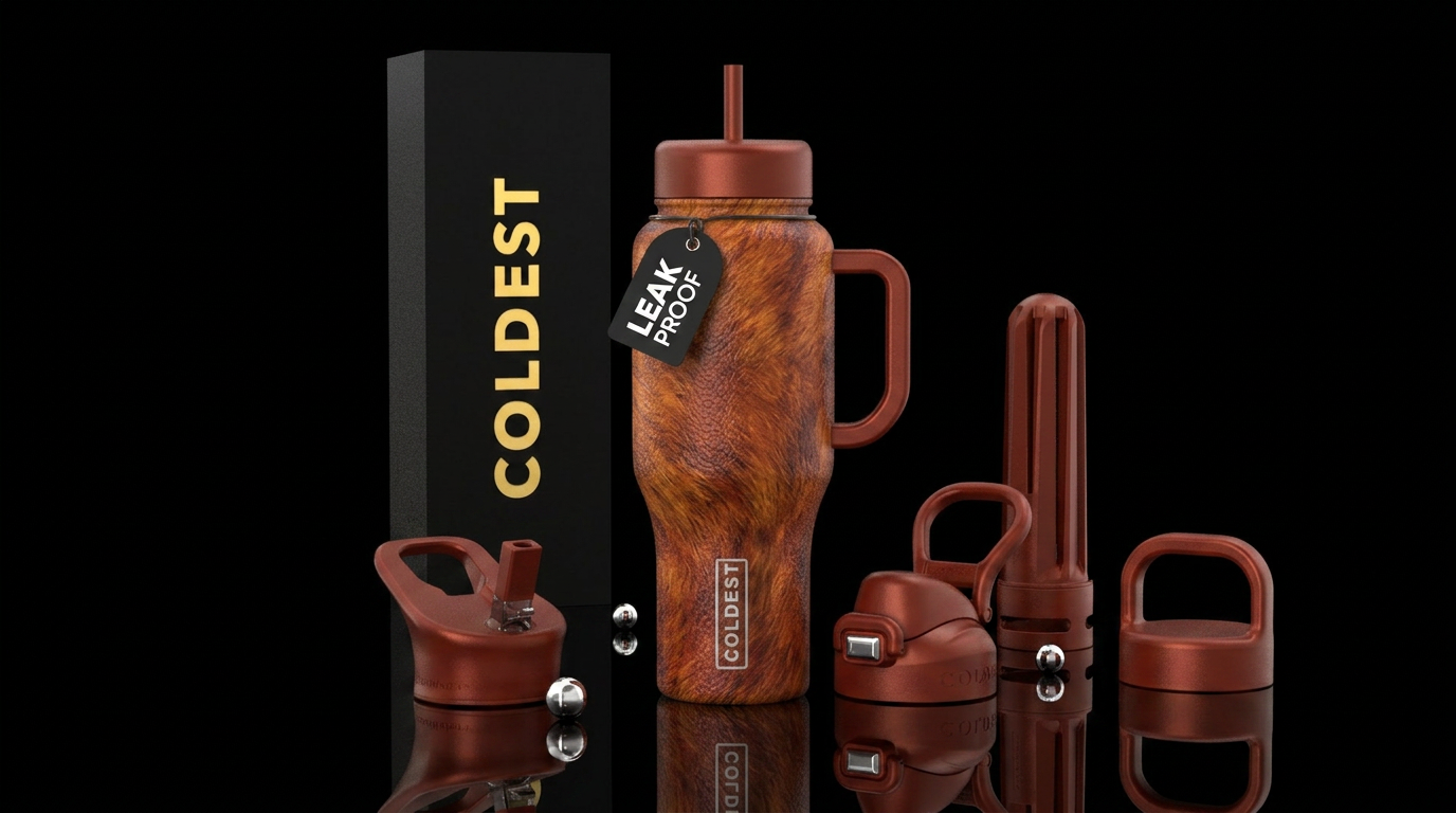 Red Riding Hood water bottle design